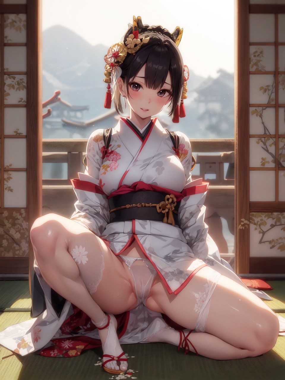 エロ妄想力たくましいAIによる和服二次萌美少女２