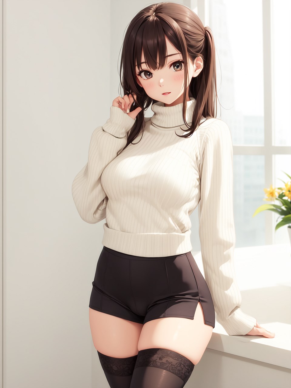 彼女にしたいエッチなニットガール９